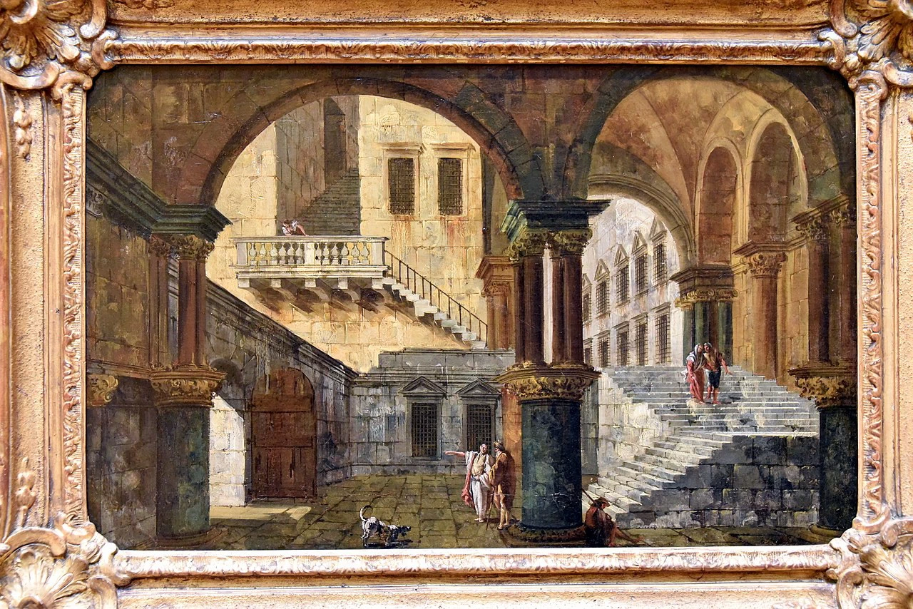 Cortile con scala - Nationalmuseum, Stockholm, Sweden